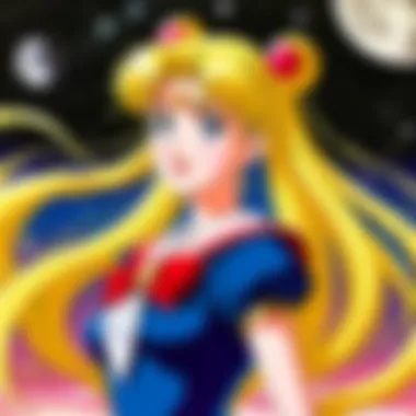 Artistry of Sailor Moon Manga Cover Cover art of the Sailor Moon manga series highlighting its artistry