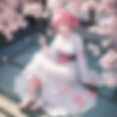 The Beauty of Sakura Blossoms Delicate cherry blossoms in full bloom against a serene background