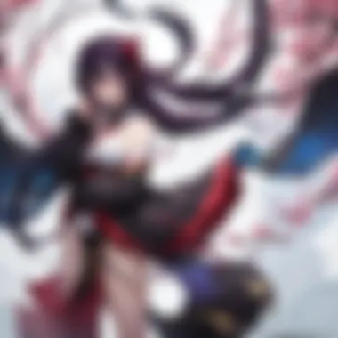 Enigmatic Silhouette of Shiki Character Mysterious silhouette in dark shadow