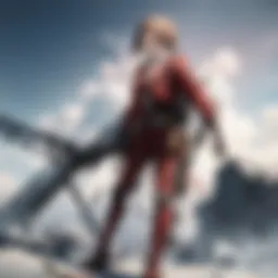 Epic battle scene showcasing the intensity of Shingeki's narrative.