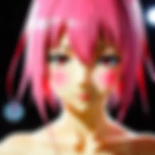 A dramatic scene depicting the emotional turmoil of the protagonists in Elfen Lied.