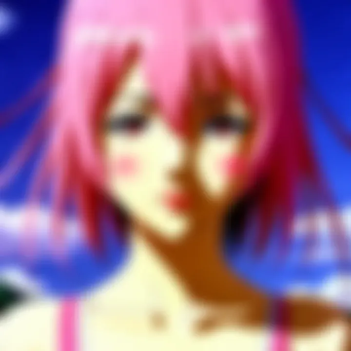 A symbolic representation of the themes of love and loss in Elfen Lied.