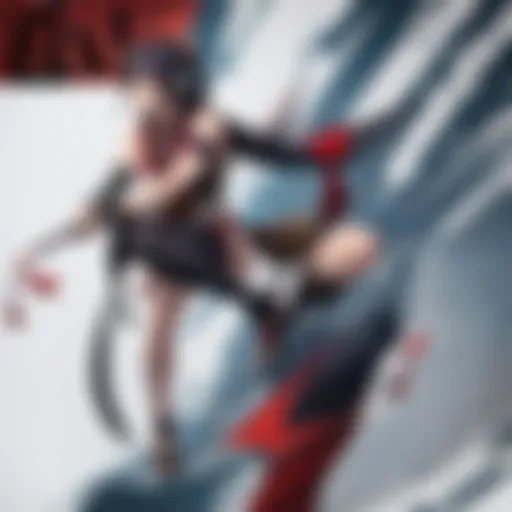Vibrant poster of Ninja Scroll showcasing main characters