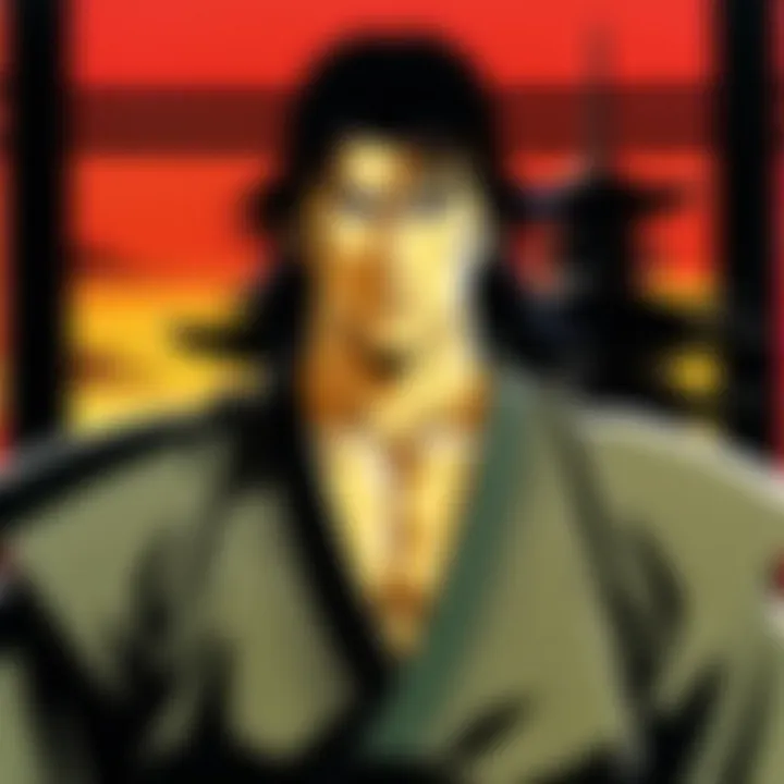 Screenshot of an intense scene from Ninja Scroll