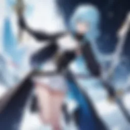 Key visual showcasing the characters from Sword Art Online Alicization Season Two in an intense moment