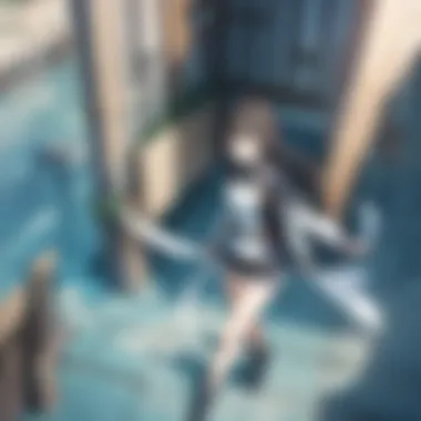 Kirito and Asuna: A Journey Through Fantasy A scene depicting Kirito and Asuna in a breathtaking fantasy landscape from Sword Art Online Progressive