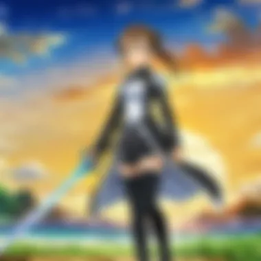Exploring the Themes of Sword Art Online Progressive An engaging visual representation of the themes explored in Sword Art Online Progressive