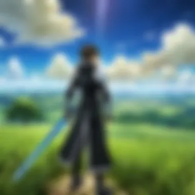 Virtual Reality Landscapes in Sword Art Online A depiction of a virtual reality landscape from the series