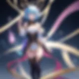 A striking visual representation of the main characters in Tales of Luminaria