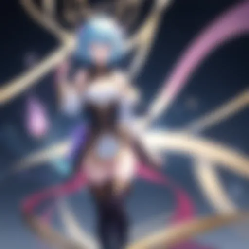 A striking visual representation of the main characters in Tales of Luminaria