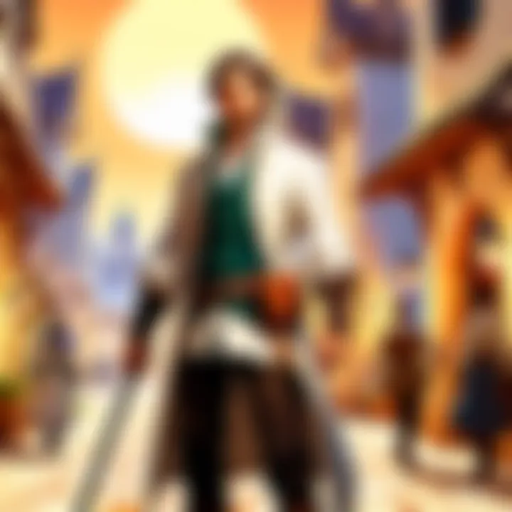 A creative depiction of the unique storytelling elements in Tales of Luminaria
