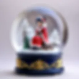 An exquisite anime snow globe featuring a popular character