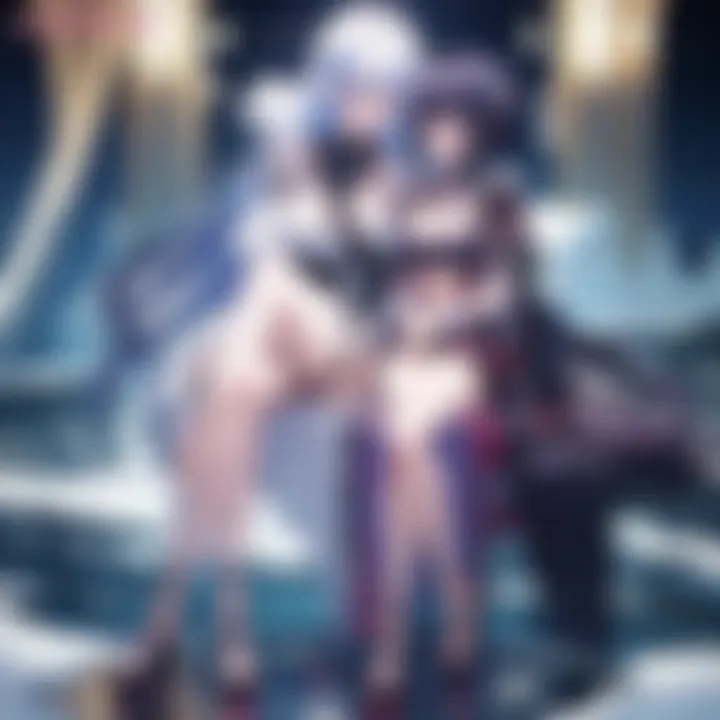 A tranquil nighttime setting reflecting the cultural significance and allure of night anime.