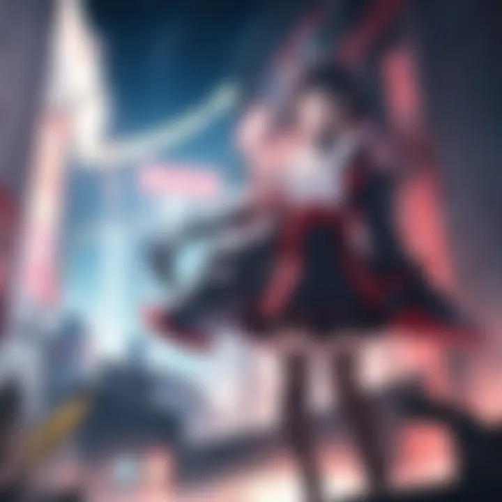 A collage of iconic night anime series that exemplify the subgenre's themes.