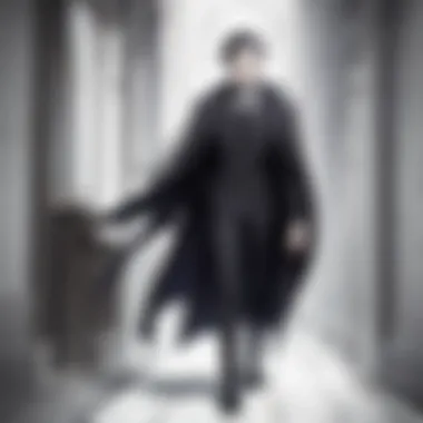 A montage of Moriarty in various adaptations