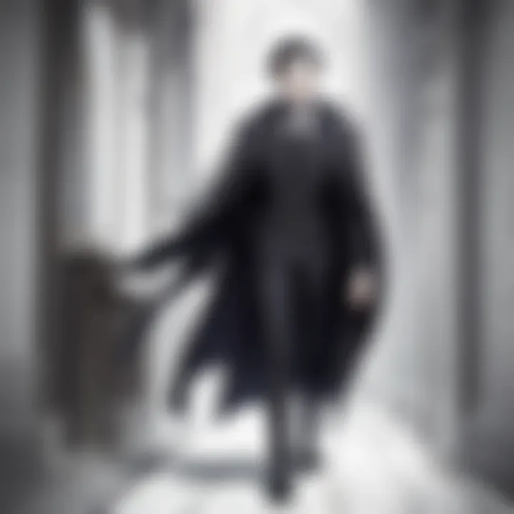 A montage of Moriarty in various adaptations