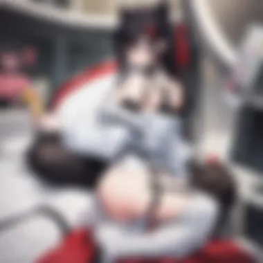 An infographic illustrating the demographics and preferences of ecchi manga app users.