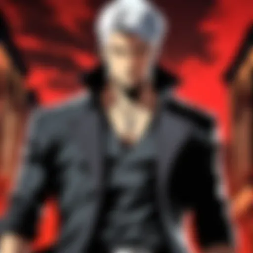 DMC anime character showcasing emotional depth