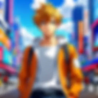 Future Trends in Gaming A conceptual artwork illustrating future trends in anime adaptations within mobile gaming.
