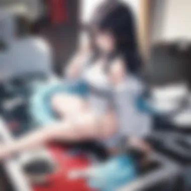 Anime Streaming Platforms A collage of popular streaming platforms that host anime content.
