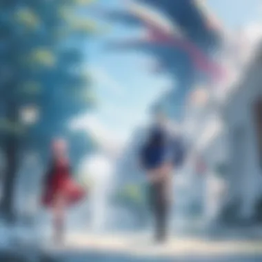 Exploring Fantastical Realms A fantastical realm filled with mythical creatures and enchanting landscapes.