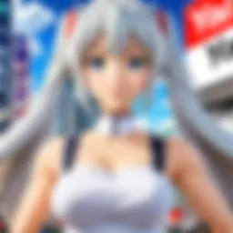 A visually striking anime advertisement on YouTube showcasing vibrant characters.