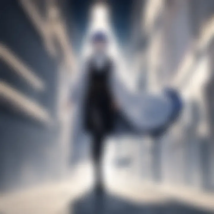A symbolic representation of time and fate intertwined in the Bleach narrative.