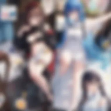 The Evolution of Color in Manga A historical timeline illustrating the evolution of color in manga