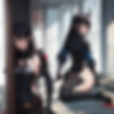The Art of Stealth A stylized depiction of an assassin in a dynamic pose
