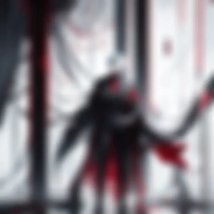 Illustration highlighting the aesthetic style of Tokyo Ghoul