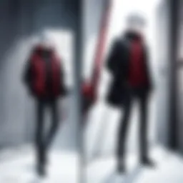 Artistic representation of Kaneki's transformation in Tokyo Ghoul