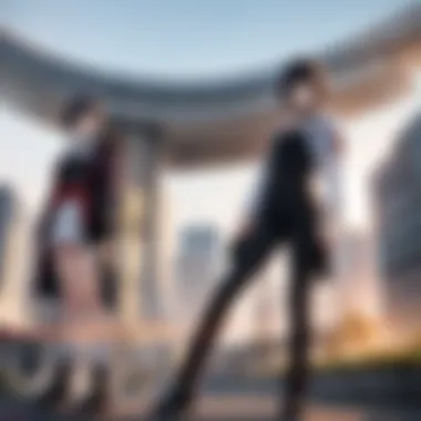 An artistic representation of gang conflicts in Tokyo Revengers.