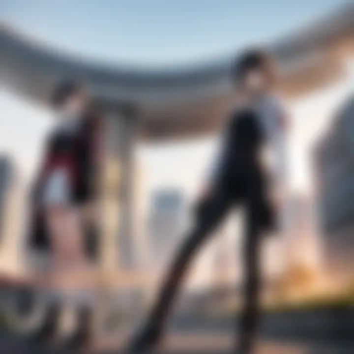 An artistic representation of gang conflicts in Tokyo Revengers.