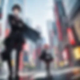 An illustration depicting the time travel elements in Tokyo Revengers.