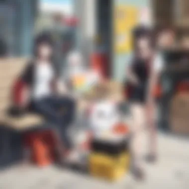 Beautifully animated scene depicting a heartfelt moment between friends in Tora Dora