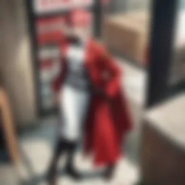 Vash the Stampede character from Trigun with iconic red coat