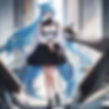 Enhancing Your Anime Viewing Settings Creative depiction of optimizing anime viewing settings on a phone