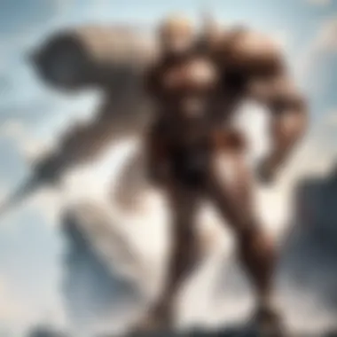 The Armored Titan: Strength and Resilience The fierce look of the Armored Titan in battle
