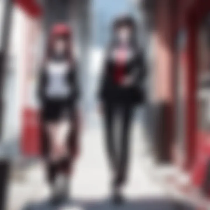 Visual metaphor illustrating societal norms and their impact on Kakegurui characters