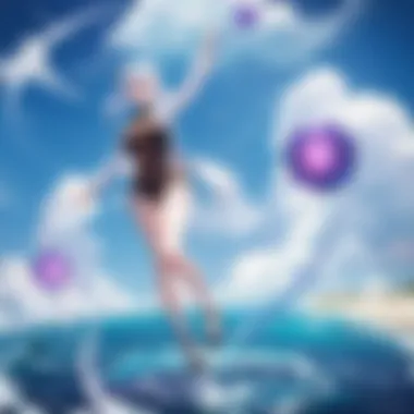 Mystical World Exploration Captivating anime scene featuring mystical creatures and magical elements