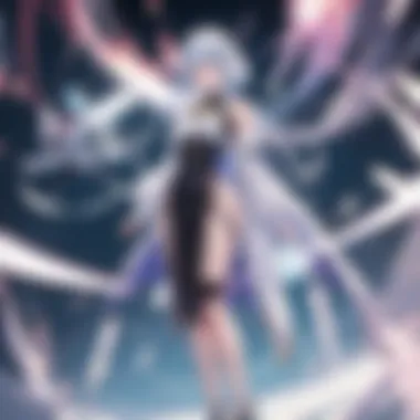 Illustration highlighting the impact of ray beams on visual storytelling in anime and manga