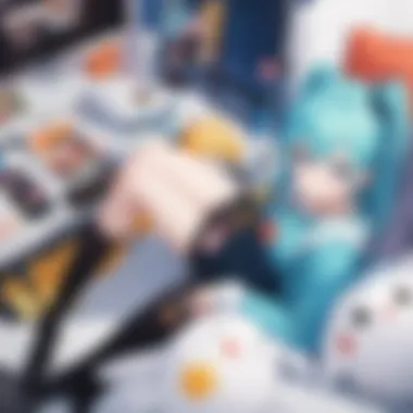 A user interface mockup highlighting the user experience on Crunchyroll and Funimation apps