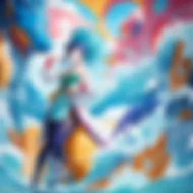 Exploring Vibrant Colors in Anime Design Vibrant Color Palette