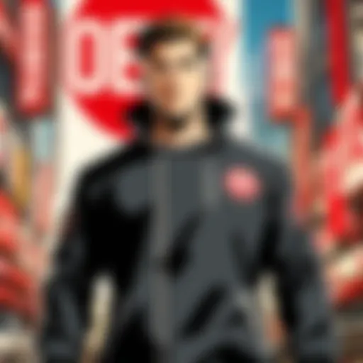A vibrant scene from the Obey Me anime showcasing characters in a dynamic pose