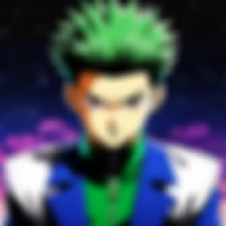 An illustrated map highlighting various platforms to watch Hunter x Hunter
