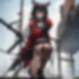 A dynamic scene from Killing Bites showcasing action and character design.