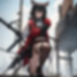 A dynamic scene from Killing Bites showcasing action and character design.