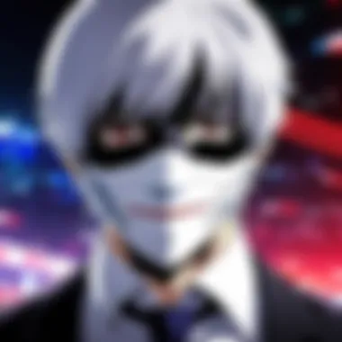 A screenshot of a popular streaming platform featuring Tokyo Ghoul.