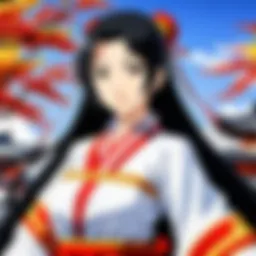 A collage of popular Chinese anime characters.