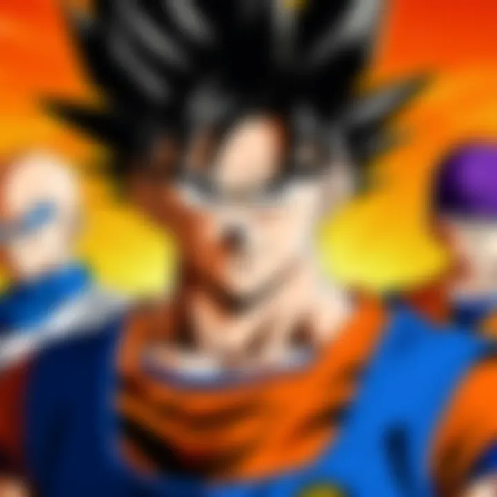 A collage of streaming platforms featuring Dragon Ball Z in dubbed versions
